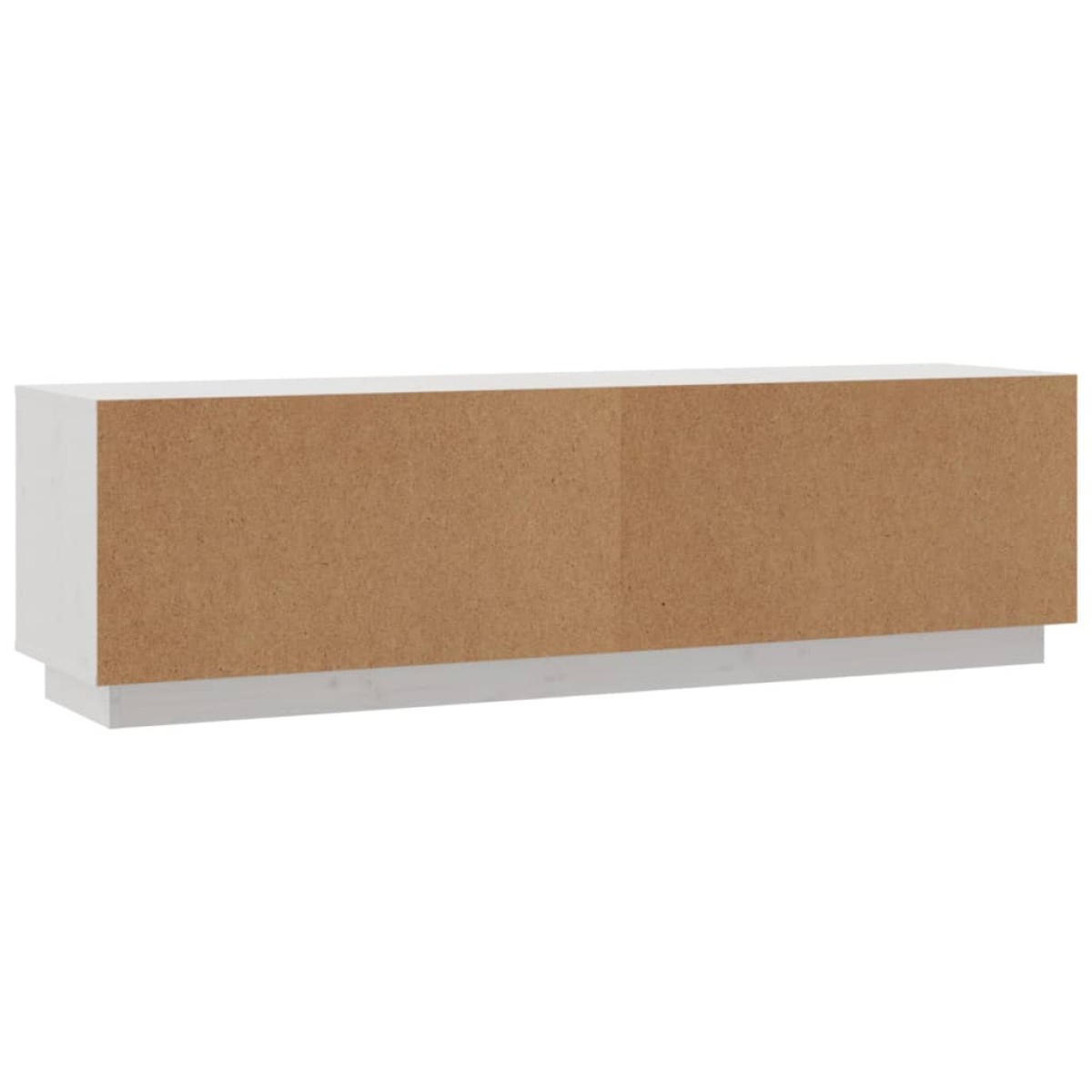 vidaXL Έπιπλο Τηλεόρασης Λευκό 140 x 35 x 40 εκ. από Μασίφ Ξύλο Πεύκου