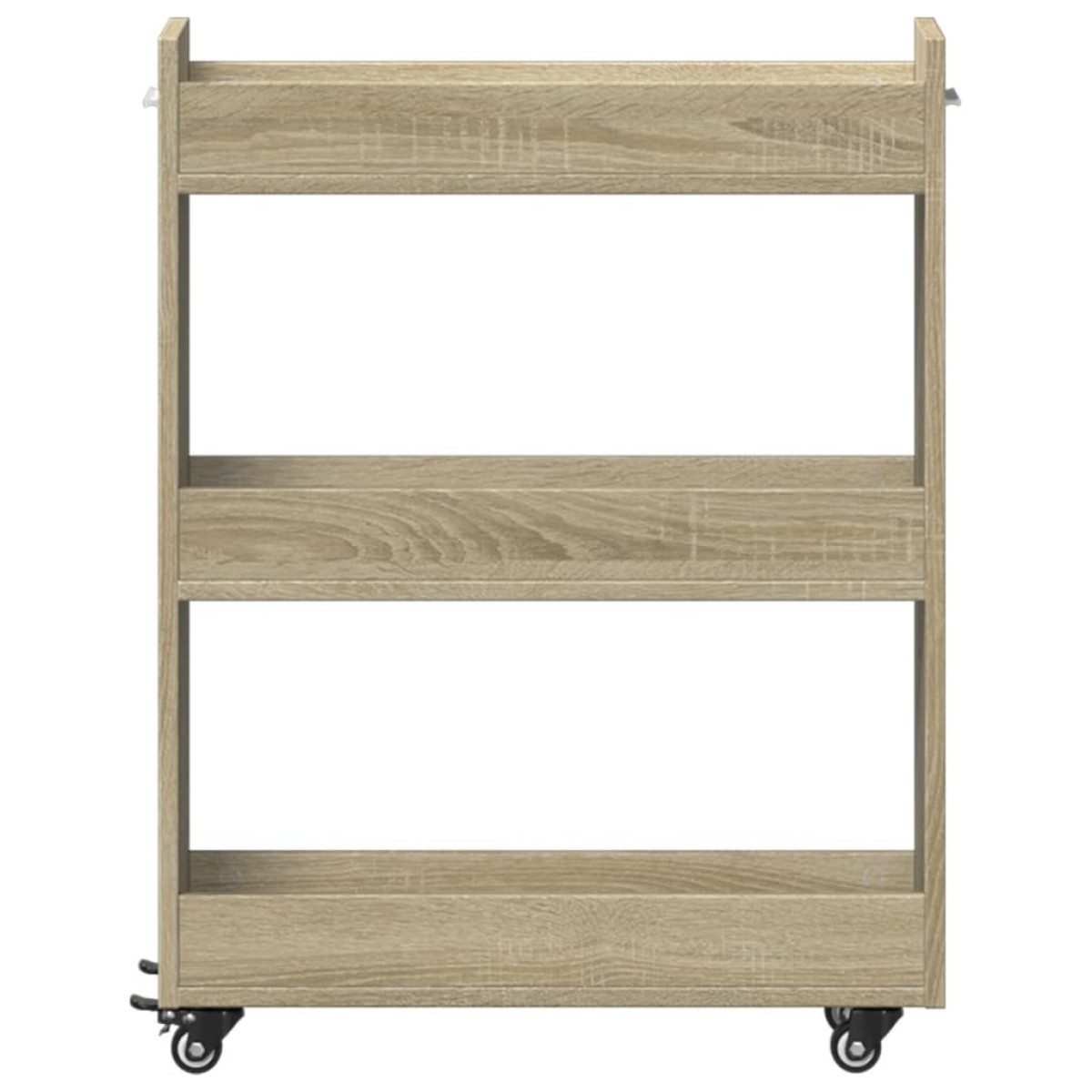 vidaXL Έπιπλο με Ρόδες Sonoma Δρυς 60x22x79 εκ. από Επεξεργασμένο Ξύλο