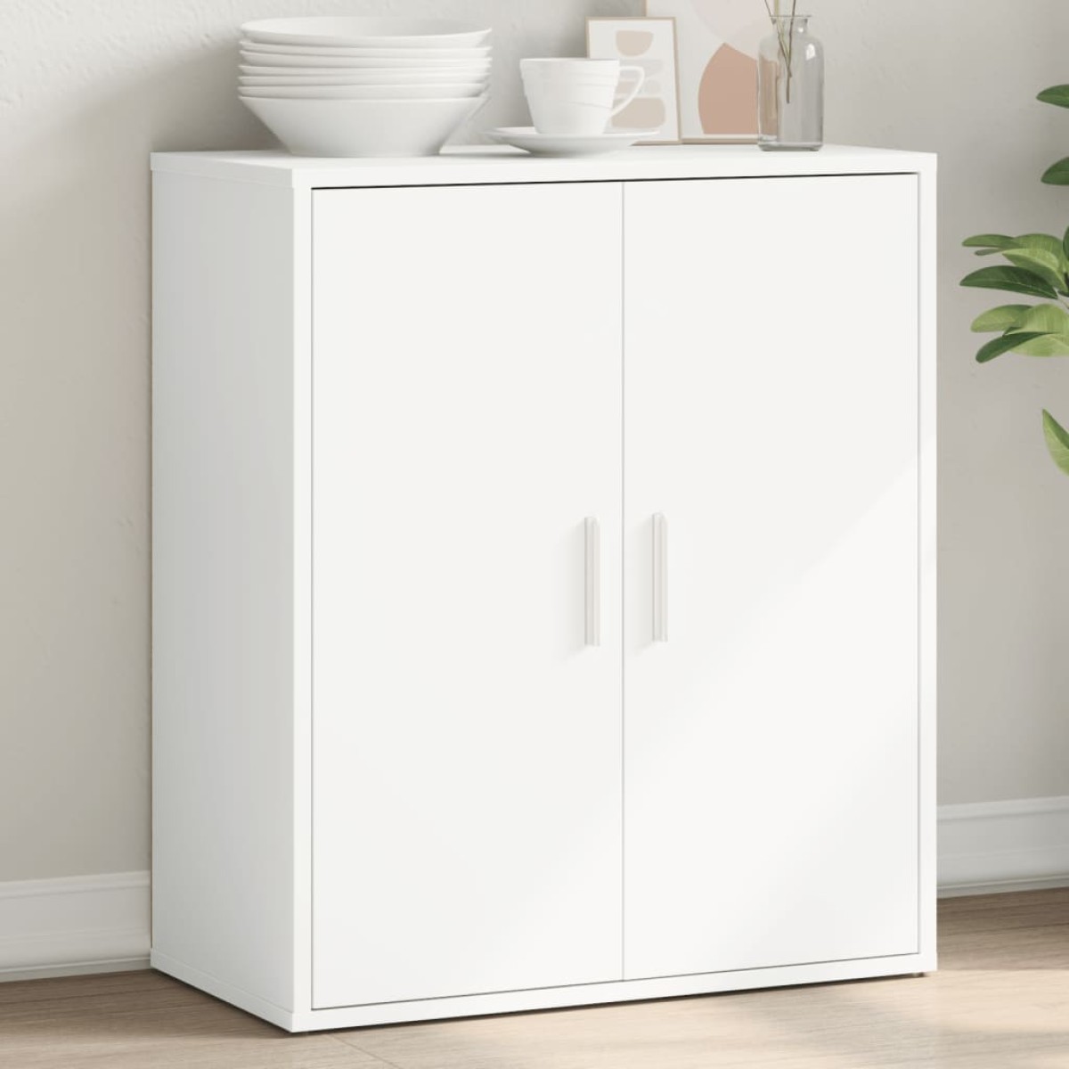 vidaXL Βοηθητικό Ντουλάπι Λευκό 60x31x70 εκ. από Επεξεργασμένο Ξύλο