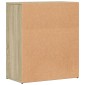 vidaXL Βοηθητικό Ντουλάπι Sonoma Δρυς 60x31x70 εκ. Επεξεργασμένο Ξύλο