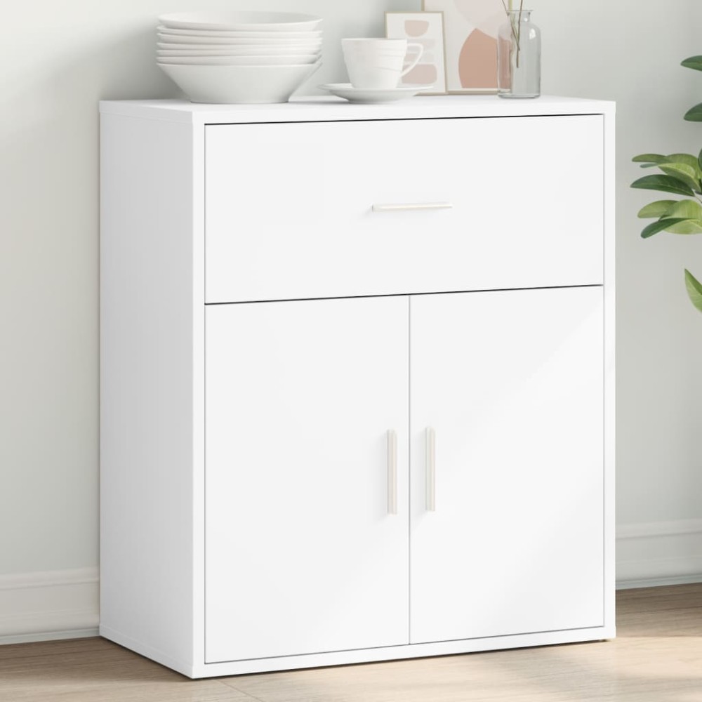 vidaXL Βοηθητικό Ντουλάπι Λευκό 60x31x70 εκ. από Επεξεργασμένο Ξύλο