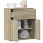 vidaXL Βοηθητικό Ντουλάπι Sonoma Δρυς 60x31x70 εκ. Επεξεργασμένο Ξύλο