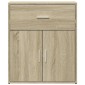 vidaXL Βοηθητικό Ντουλάπι Sonoma Δρυς 60x31x70 εκ. Επεξεργασμένο Ξύλο
