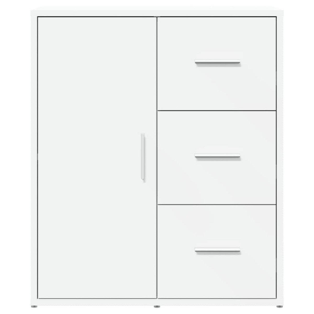 vidaXL Βοηθητικό Ντουλάπι Λευκό 60x31x70 εκ. από Επεξεργασμένο Ξύλο