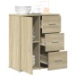 vidaXL Βοηθητικό Ντουλάπι Sonoma Δρυς 60x31x70 εκ. Επεξεργασμένο Ξύλο