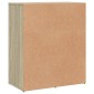 vidaXL Βοηθητικό Ντουλάπι Sonoma Δρυς 60x31x70 εκ. Επεξεργασμένο Ξύλο