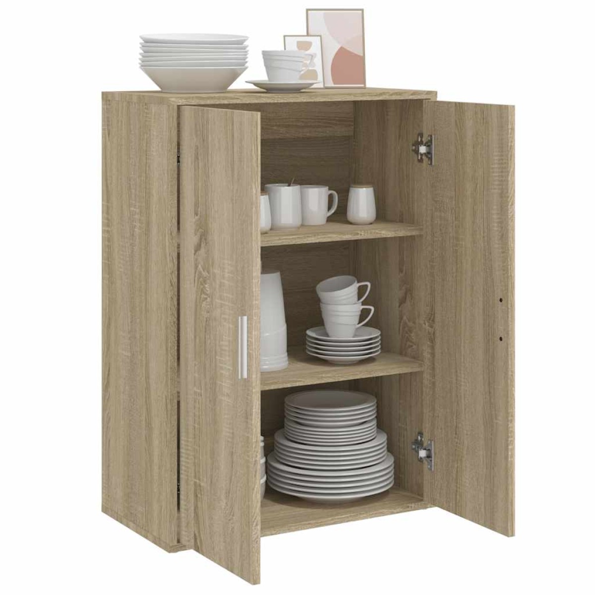 vidaXL Συρταριέρα Sonoma Δρυς 60x31x84 εκ. Επεξεργασμένο Ξύλο