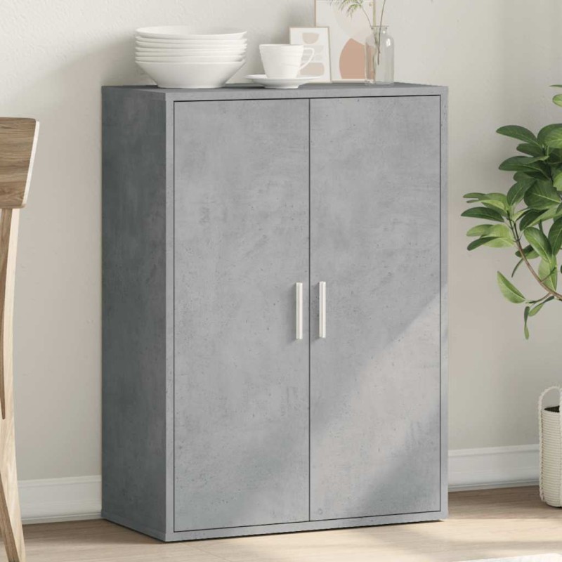 vidaXL Ντουλάπι Γκρι Σκυροδέματος 60x31x84 εκ. Επεξεργασμένο Ξύλο
