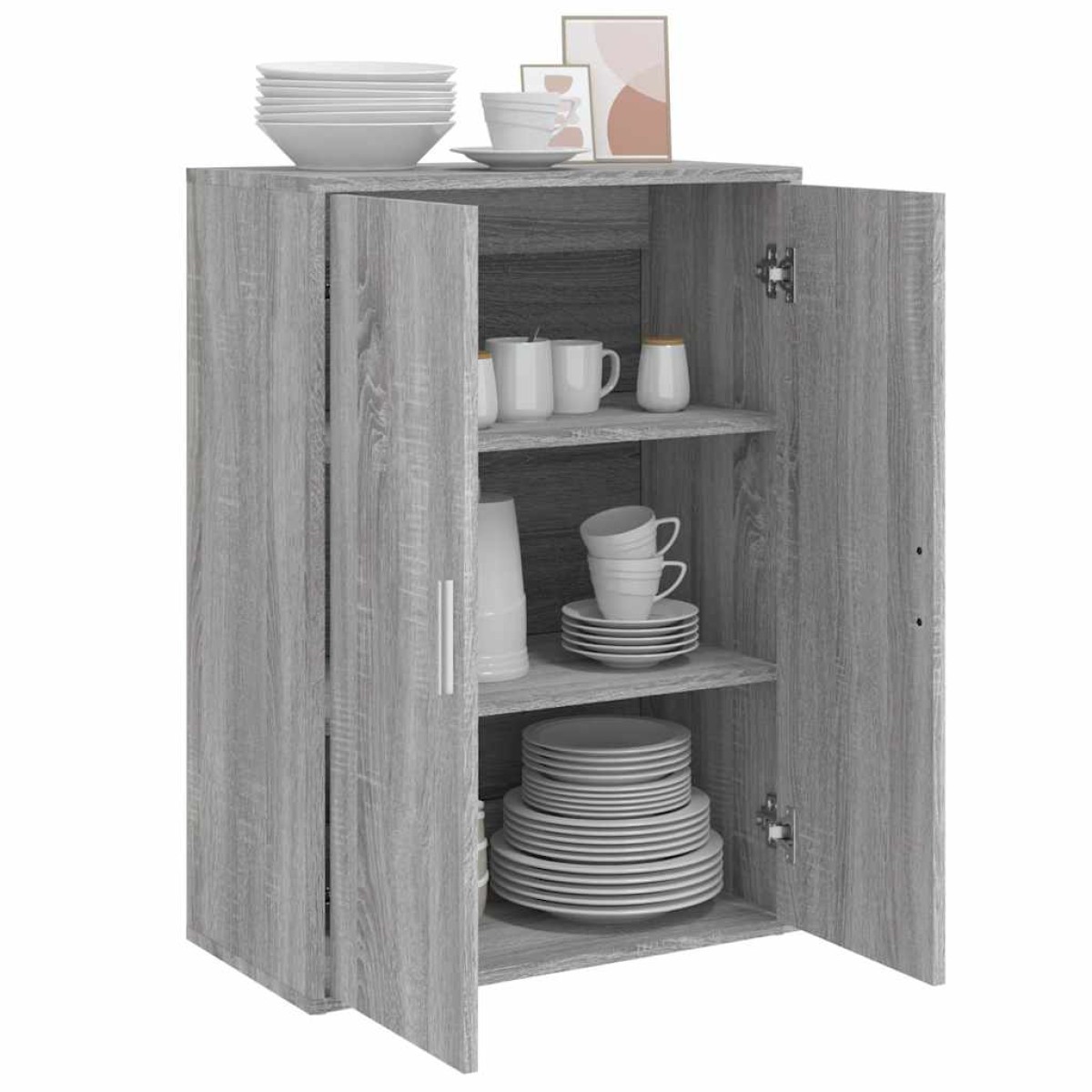 vidaXL Ντουλάπι Γκρι Sonoma 60x31x84 εκ. από Επεξεργασμένο Ξύλο