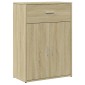vidaXL Βοηθητικό Ντουλάπι Sonoma Δρυς 60x30x84 εκ. Επεξεργασμένο Ξύλο