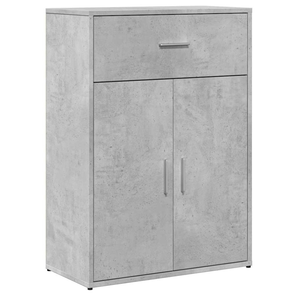 vidaXL Ντουλάπι Γκρι Σκυροδέματος 60x30x84 εκ. Επεξεργασμένο Ξύλο