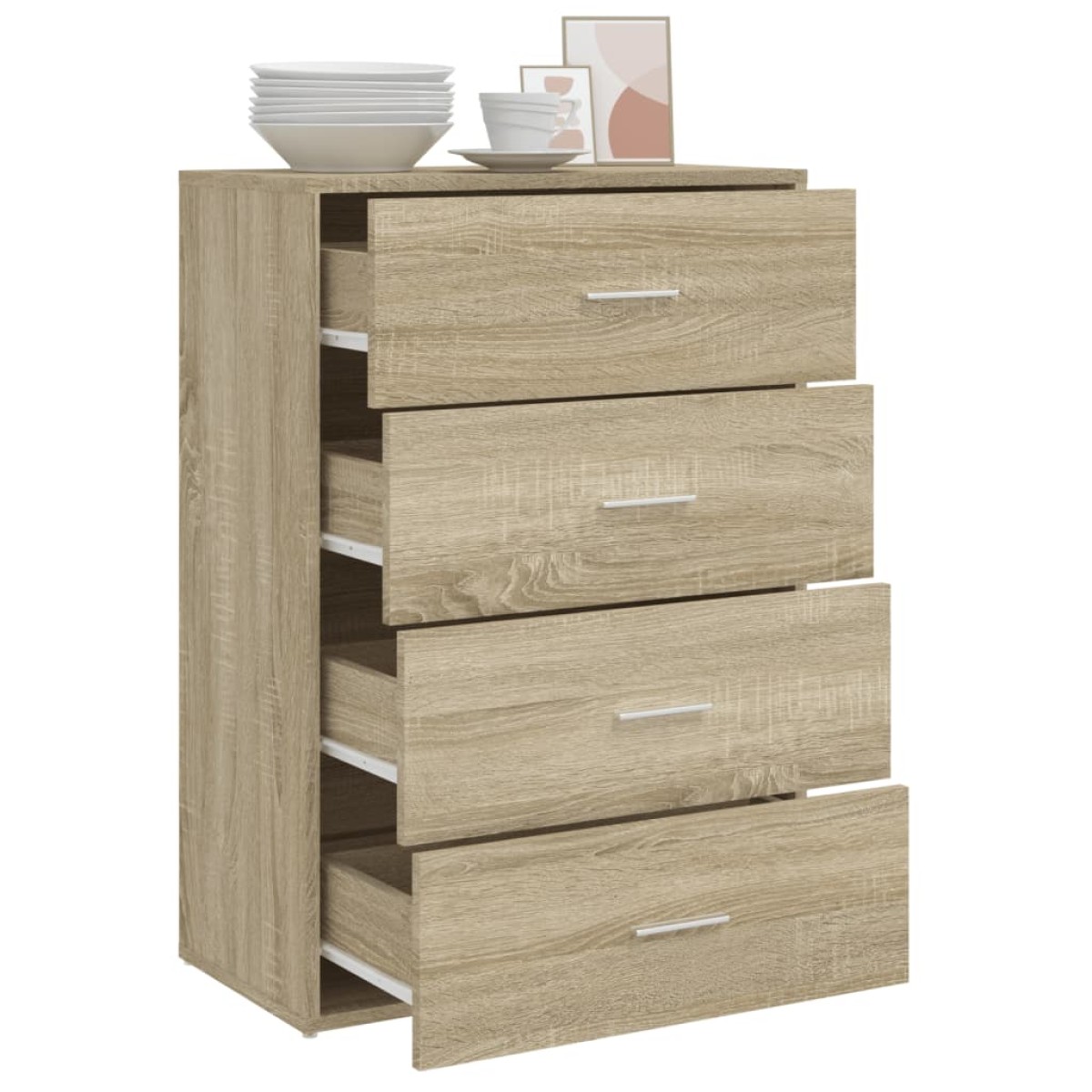 vidaXL Ντουλάπι Sonoma Δρυς 60x31x84 εκ. Επεξεργασμένο Ξύλο