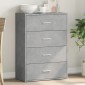 vidaXL Ντουλάπι Γκρι Σκυροδέματος 60x31x84 εκ. Επεξεργασμένο Ξύλο