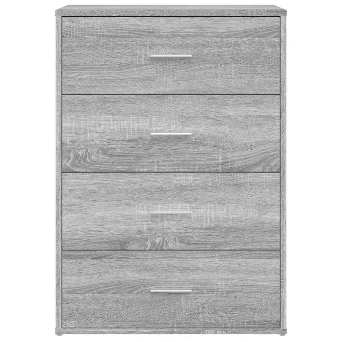 vidaXL Μπουφές Γκρι Sonoma 60x31x84 εκ. από Επεξεργασμένο Ξύλο