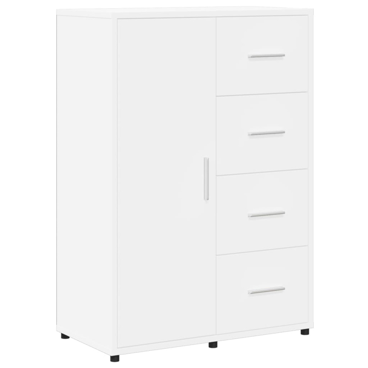 vidaXL Βοηθητικό Ντουλάπι Λευκό 60x31x84 εκ. από Επεξεργασμένο Ξύλο