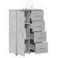 vidaXL Ντουλάπι Γκρι Σκυροδέματος 60x31x84 εκ. Επεξεργασμένο Ξύλο