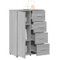 vidaXL Ντουλάπι Γκρι Sonoma 60x31x84 εκ. από Επεξεργασμένο Ξύλο