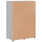 vidaXL Ντουλάπι Γκρι Sonoma 60x31x84 εκ. από Επεξεργασμένο Ξύλο