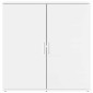 vidaXL Ραφιέρα Λευκή 79 x 38 x 80 εκ. από Επεξεργασμένο Ξύλο