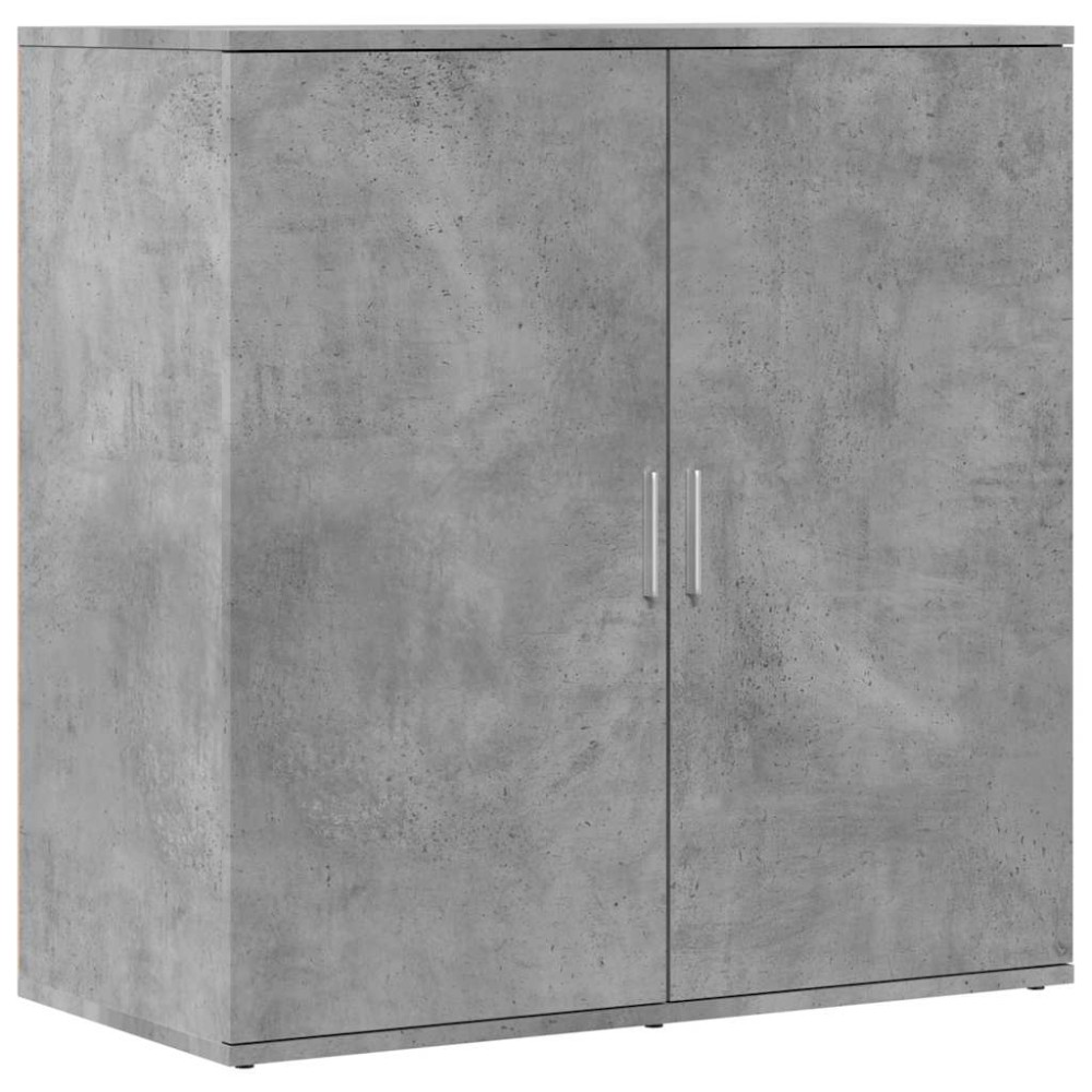vidaXL Ντουλάπι Γκρι Σκυροδέματος 79x38x80 εκ. Επεξεργασμένο Ξύλο