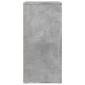 vidaXL Ντουλάπι Γκρι Σκυροδέματος 79x38x80 εκ. Επεξεργασμένο Ξύλο