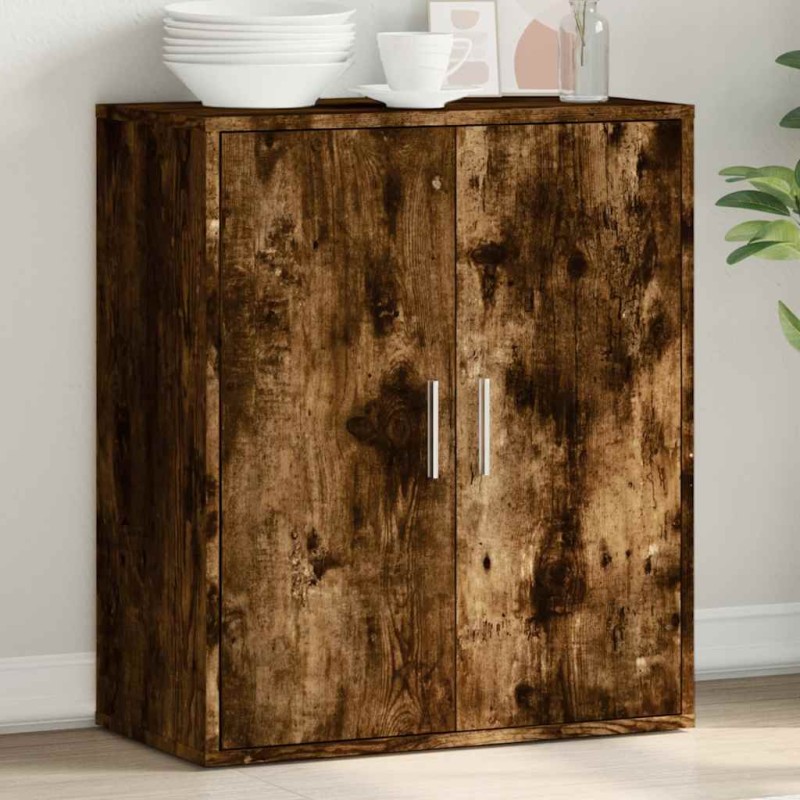 vidaXL Βοηθητικό Ντουλάπι Καπνιστή Δρυς 79x38x80εκ. Επεξεργασμένο Ξύλο
