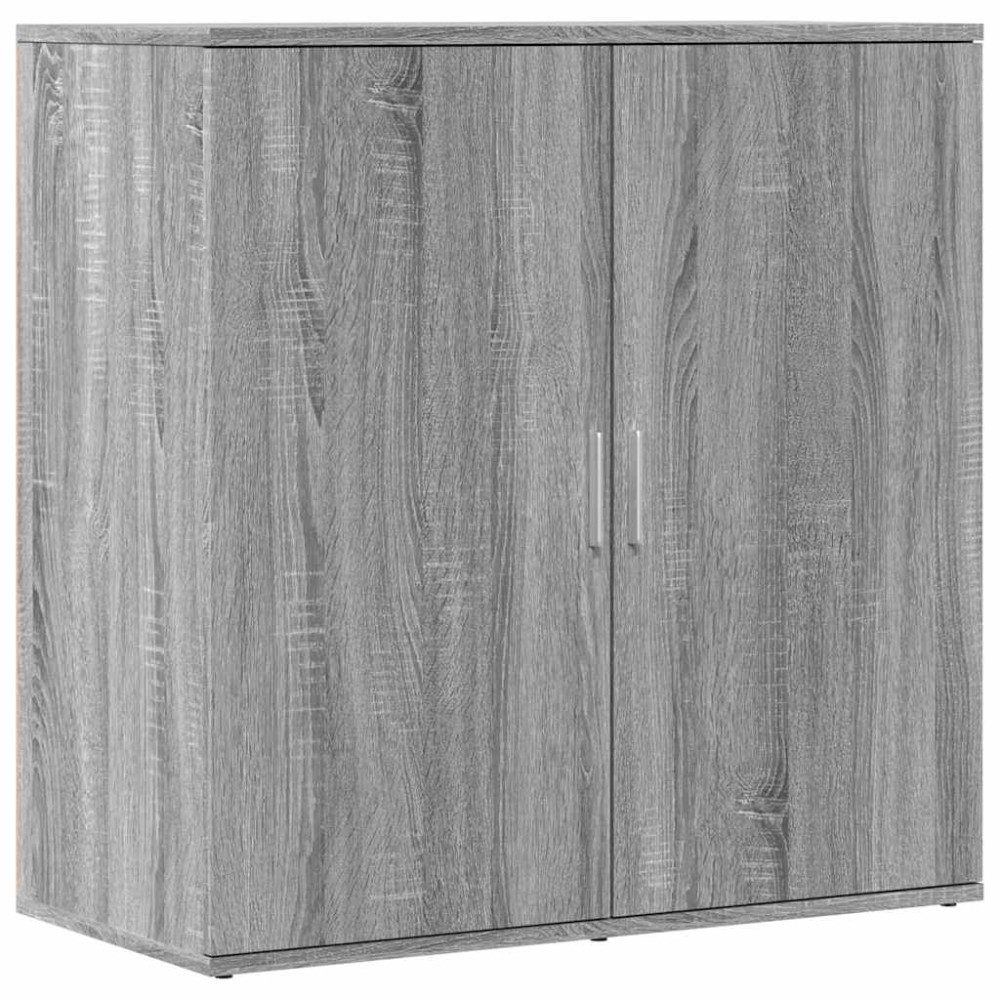 vidaXL Μπουφές Γκρι Sonoma 79x38x80 εκ. από Επεξεργασμένο Ξύλο