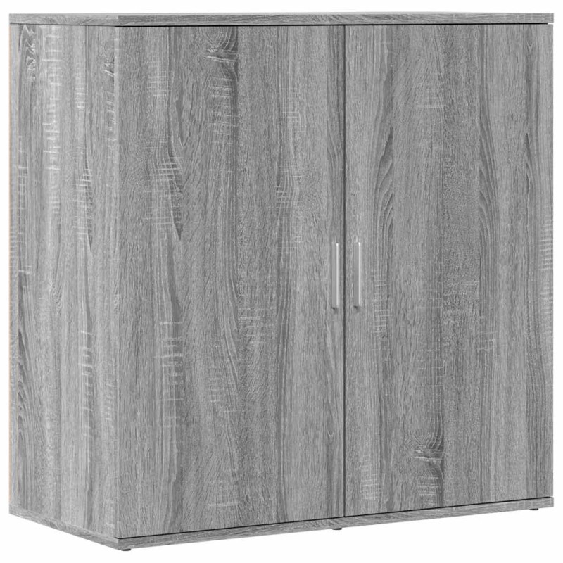 vidaXL Μπουφές Γκρι Sonoma 79x38x80 εκ. από Επεξεργασμένο Ξύλο