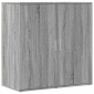 vidaXL Μπουφές Γκρι Sonoma 79x38x80 εκ. από Επεξεργασμένο Ξύλο