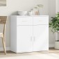 vidaXL Ραφιέρα Λευκή 79 x 38 x 80 εκ. από Επεξεργασμένο Ξύλο