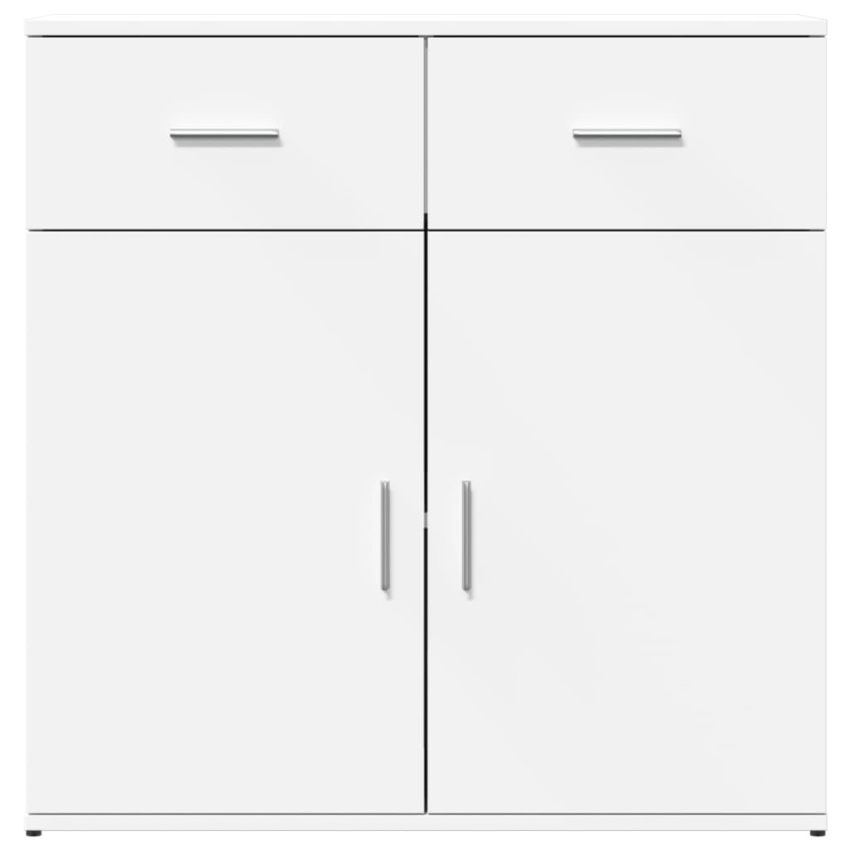 vidaXL Ραφιέρα Λευκή 79 x 38 x 80 εκ. από Επεξεργασμένο Ξύλο