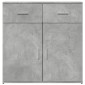 vidaXL Ντουλάπι Γκρι Σκυροδέματος 79x38x80 εκ. Επεξεργασμένο Ξύλο