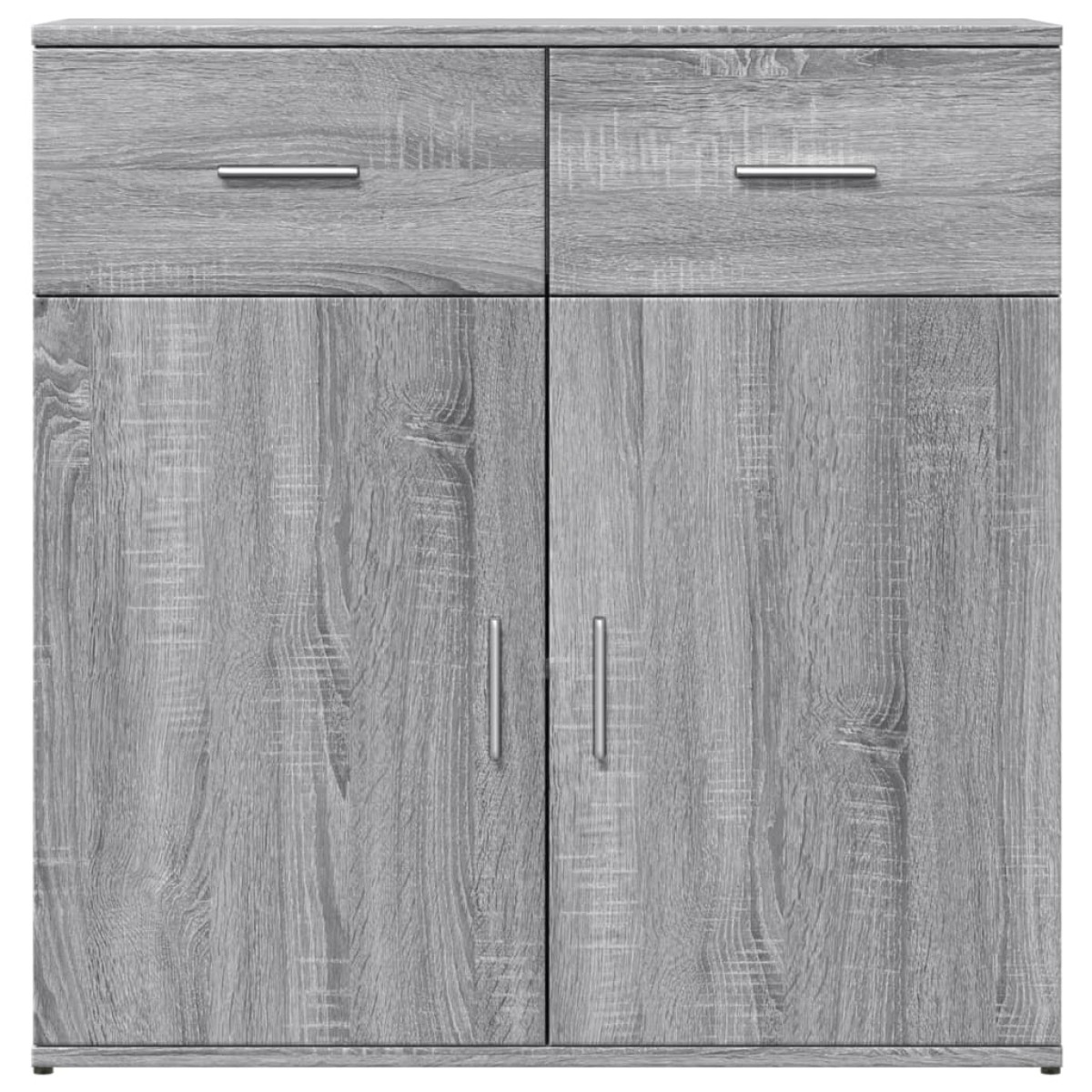 vidaXL Μπουφές Γκρι Sonoma 79x38x80 εκ. από Επεξεργασμένο Ξύλο