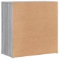 vidaXL Μπουφές Γκρι Sonoma 79x38x80 εκ. από Επεξεργασμένο Ξύλο