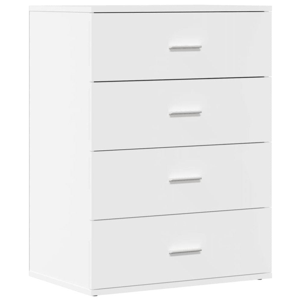 vidaXL Βοηθητικό Ντουλάπι Λευκή 60 x 39 x 80 εκ. Επεξεργασμένο Ξύλο