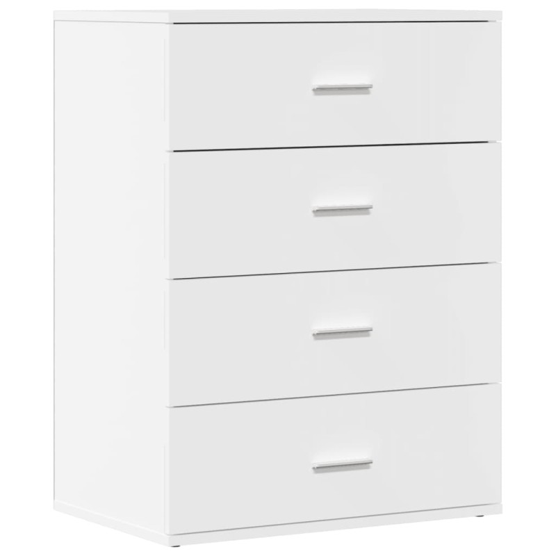 vidaXL Βοηθητικό Ντουλάπι Λευκή 60 x 39 x 80 εκ. Επεξεργασμένο Ξύλο