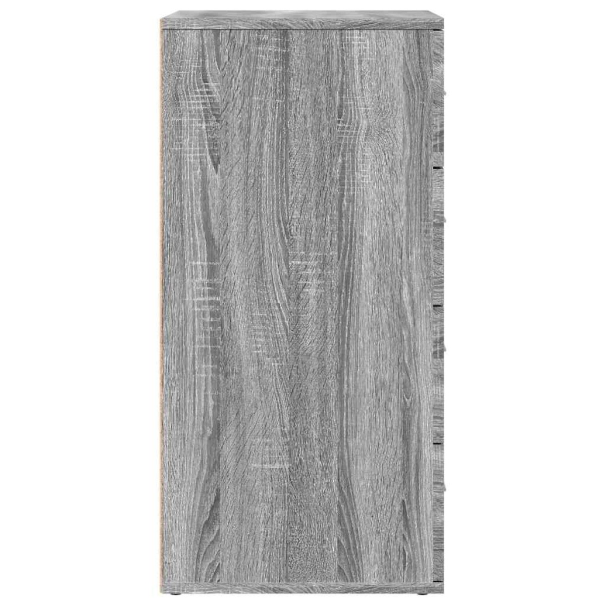 vidaXL Μπουφές Γκρι Sonoma 60x39x80 εκ. από Επεξεργασμένο Ξύλο