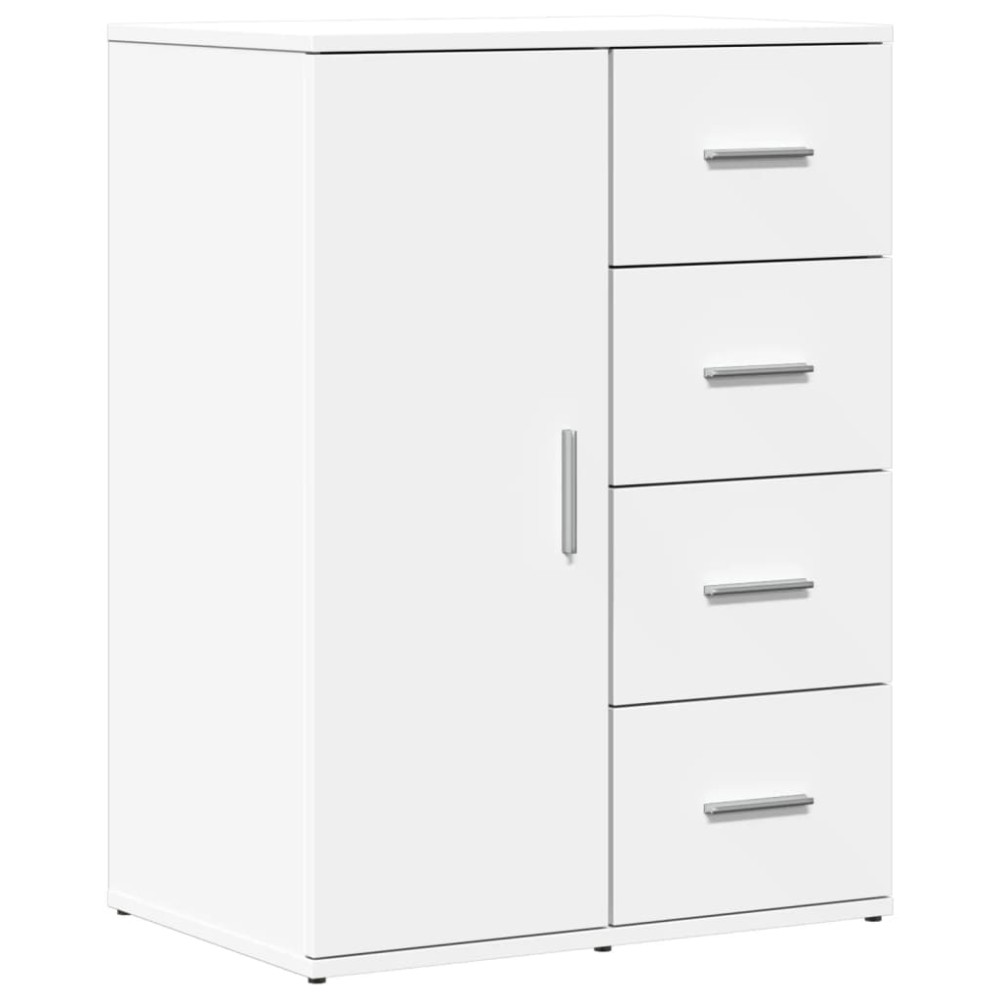 vidaXL Βοηθητικό Ντουλάπι Λευκό 59 x 39 x 80 εκ. Επεξεργασμένο Ξύλο