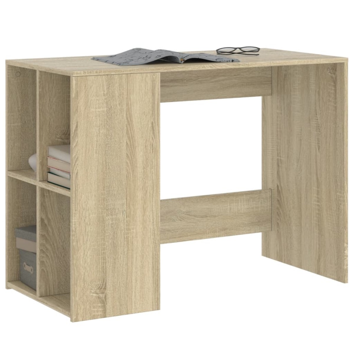vidaXL Γραφείο Sonoma Δρυς 102x50x75 εκ. από Επεξεργασμένο Ξύλο