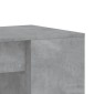 vidaXL Γραφείο Γκρι Σκυροδέματος 102 x 50 x 75 εκ. Επεξεργασμένο Ξύλο