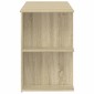 vidaXL Γραφείο Sonoma Δρυς 140 x 50 x 75 εκ. από Επεξεργασμένο Ξύλο