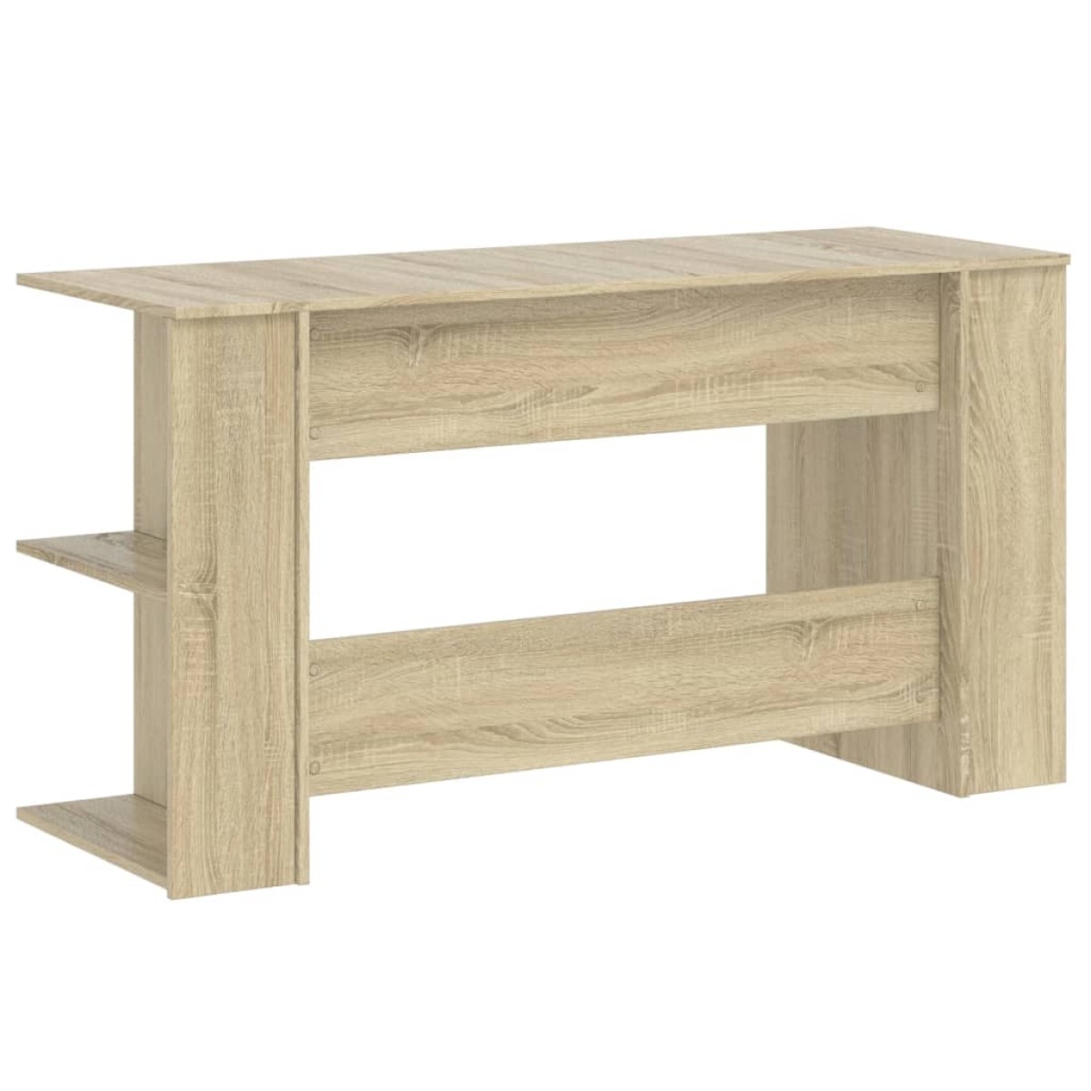 vidaXL Γραφείο Sonoma Δρυς 140 x 50 x 75 εκ. από Επεξεργασμένο Ξύλο