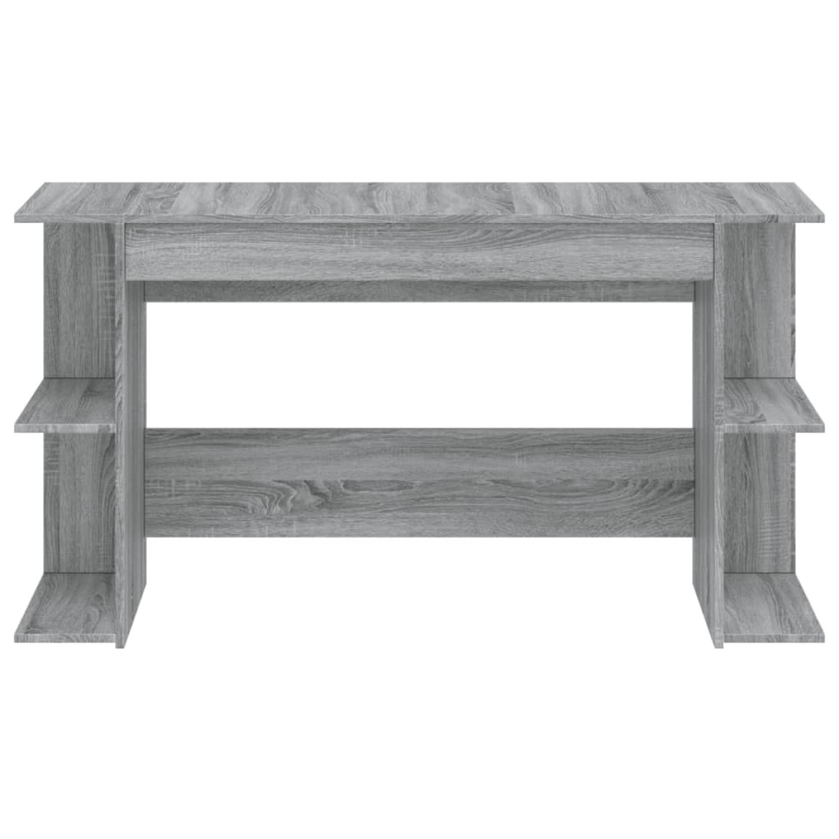 vidaXL Γραφείο Γκρι Sonoma 140 x 50 x 75 εκ. από Επεξεργασμένο Ξύλο