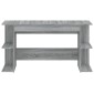 vidaXL Γραφείο Γκρι Sonoma 140 x 50 x 75 εκ. από Επεξεργασμένο Ξύλο