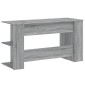 vidaXL Γραφείο Γκρι Sonoma 140 x 50 x 75 εκ. από Επεξεργασμένο Ξύλο