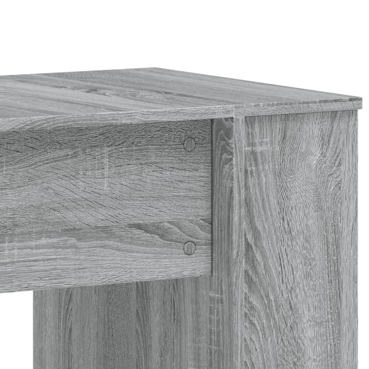 vidaXL Γραφείο Γκρι Sonoma 140 x 50 x 75 εκ. από Επεξεργασμένο Ξύλο