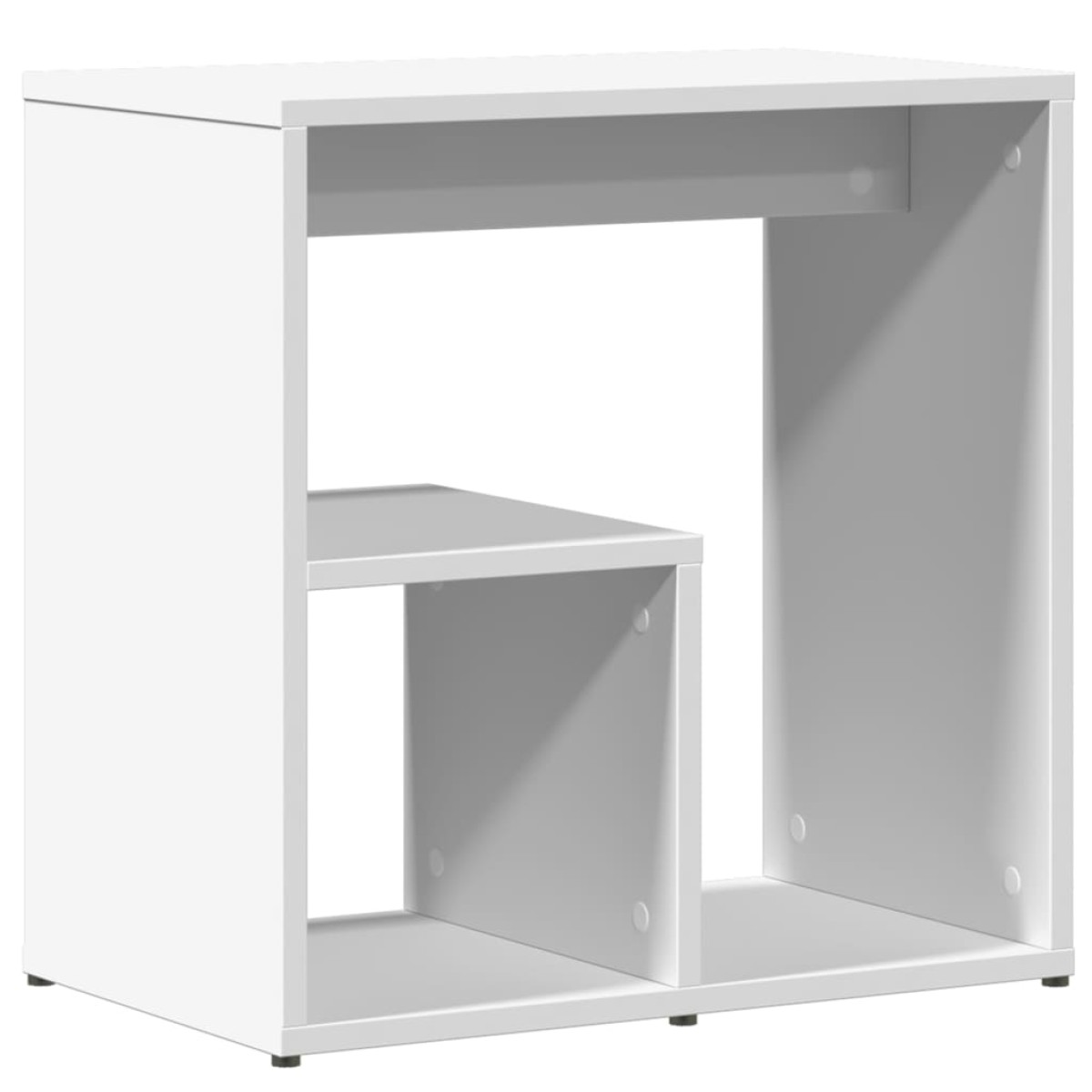 vidaXL Τραπέζια Βοηθητικά 2 τεμ. Λευκά 50x30x50 εκ. Επεξεργασμένο Ξύλο