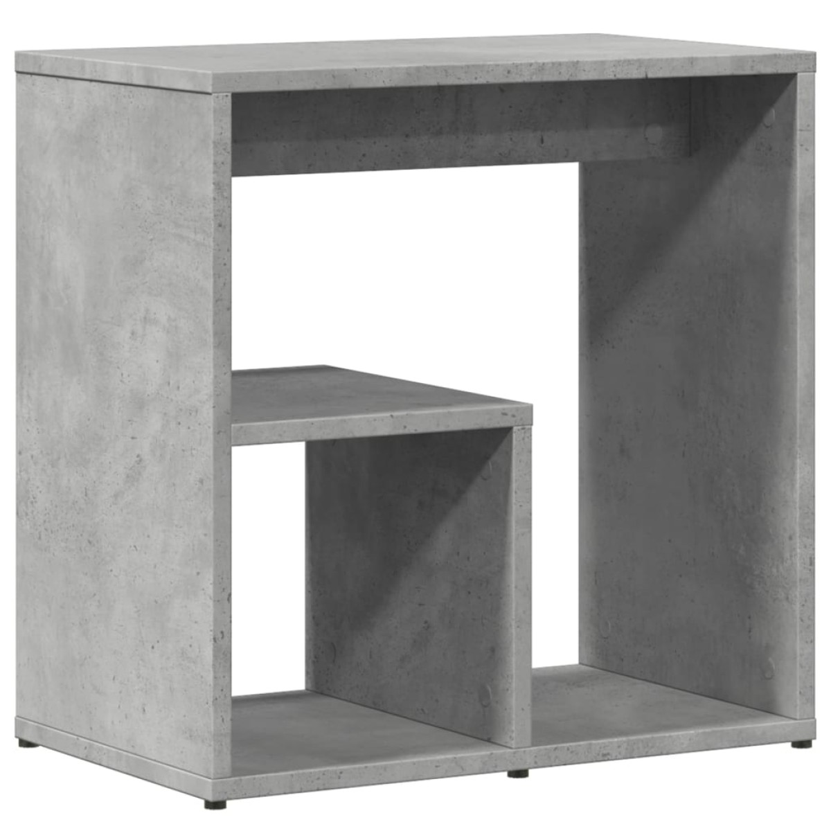 vidaXL Βοηθητικά Τραπέζια 2 τεμ Γκρι Σκυροδ. 50x30x50 εκ. Επεξ. Ξύλο