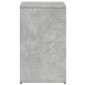 vidaXL Βοηθητικά Τραπέζια 2 τεμ Γκρι Σκυροδ. 50x30x50 εκ. Επεξ. Ξύλο