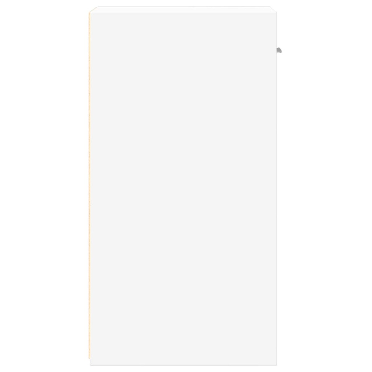 vidaXL Κομοδίνα 2 τεμ. Λευκά 35x34x65 εκ. από Επεξεργασμένο Ξύλο